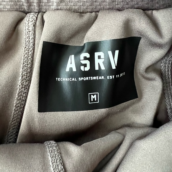 ASRV Technical Sportswear Tetra-Lite 5” Liner Cargo Gym Shorts, Taupe Brown, M - Picture 7 of 11